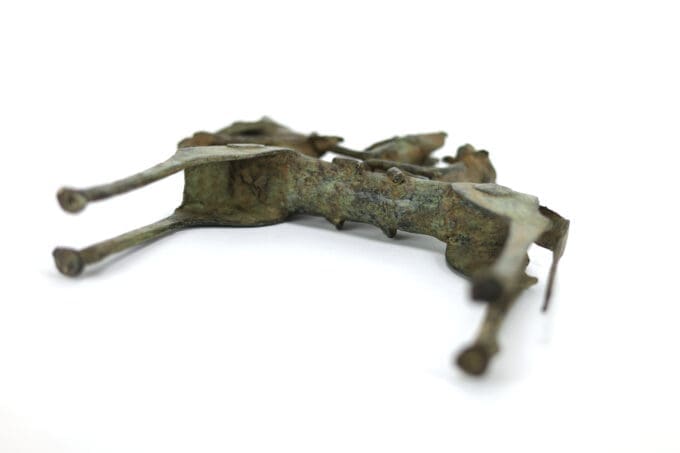 Bronzen Dogon Beeld van Man & Vrouw te Paard - Mali