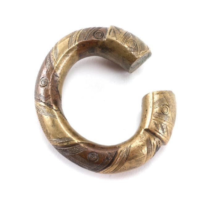 Manilla bronzen armband, Yoruba - Nigeria